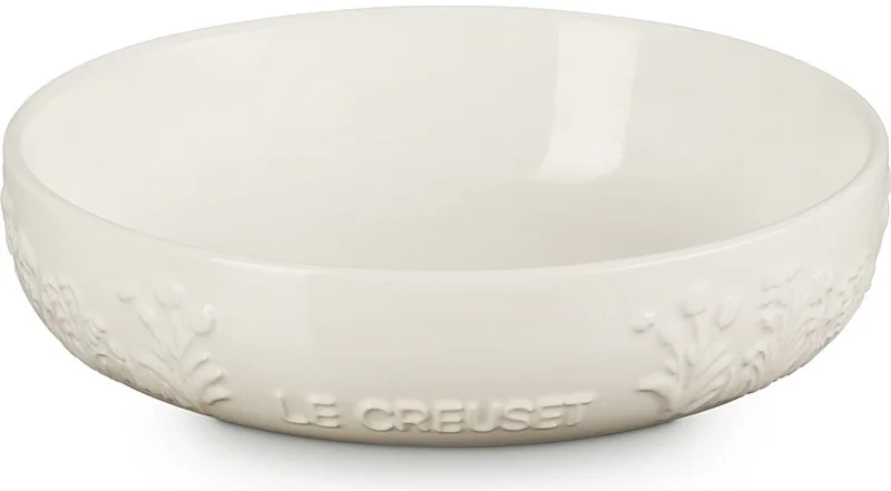 Diep Bord 18cm Jardin Collectie von Le Creuset in Meringue – Produktfoto