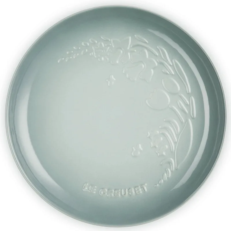 Dinerbord 22cm Jardin Collectie de Le Creuset en Sea Salt – photo produit