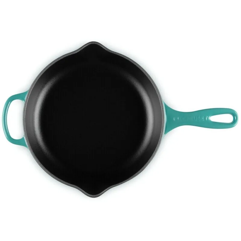 emaillierte gusseiserne charakteristische runde Bratpfanne, 22,9 cm, Riviera von Le Creuset – Produktfoto
