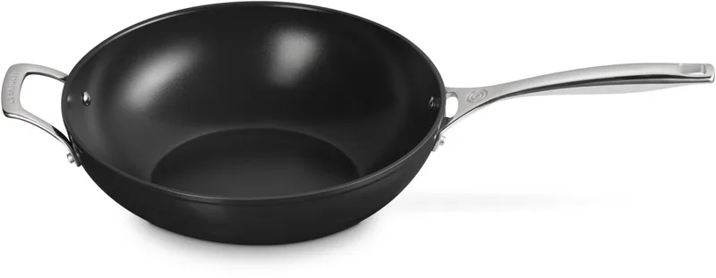 Essential Non-Stick Ceramic Wokpan - 26 cm by Le Creuset in Black – product photo