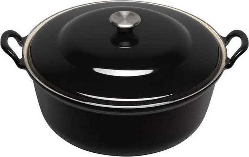 Faitout Braadpan - 3,9 l - Ø 28 cm - Ebbenzwart de Le Creuset en Noir – photo produit
