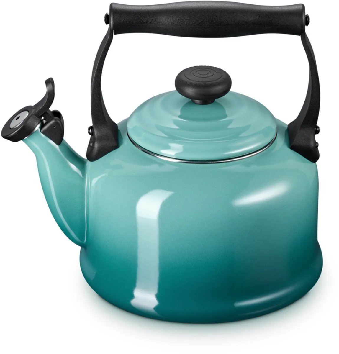 Fluitketel Tradition 2,1 Liter Blue Riviera från Le Creuset i Blå – produktbild