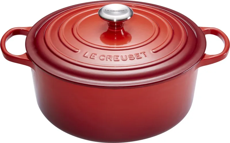 gietijzeren Braadpan - 26cm 5,3 l by Le Creuset in Kersenrood – product photo