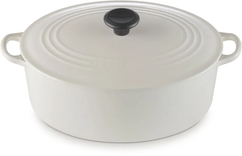 Gietijzeren Braadpan Tradition Ovaal 27 Cm by Le Creuset in Cream – product photo