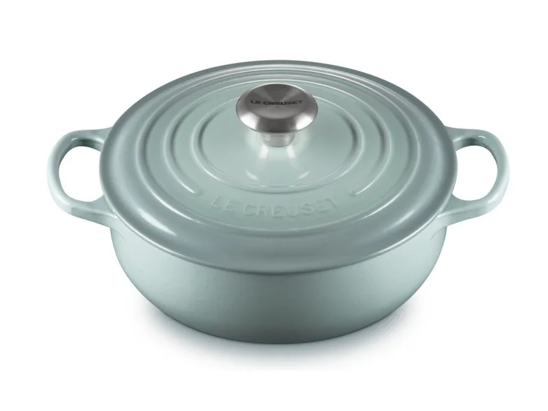 Gietijzeren Hapjespan - 24cm/3,4 Liter - Sea Salt de Le Creuset en Gris – photo produit 2 sur 5