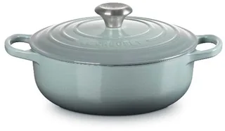 Gietijzeren Hapjespan - 24cm/3,4 Liter - Sea Salt de Le Creuset en Gris – photo produit 1 sur 5