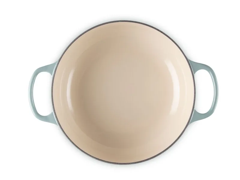 Gietijzeren Hapjespan - 24cm/3,4 Liter - Sea Salt de Le Creuset en Gris – photo produit 4 sur 5