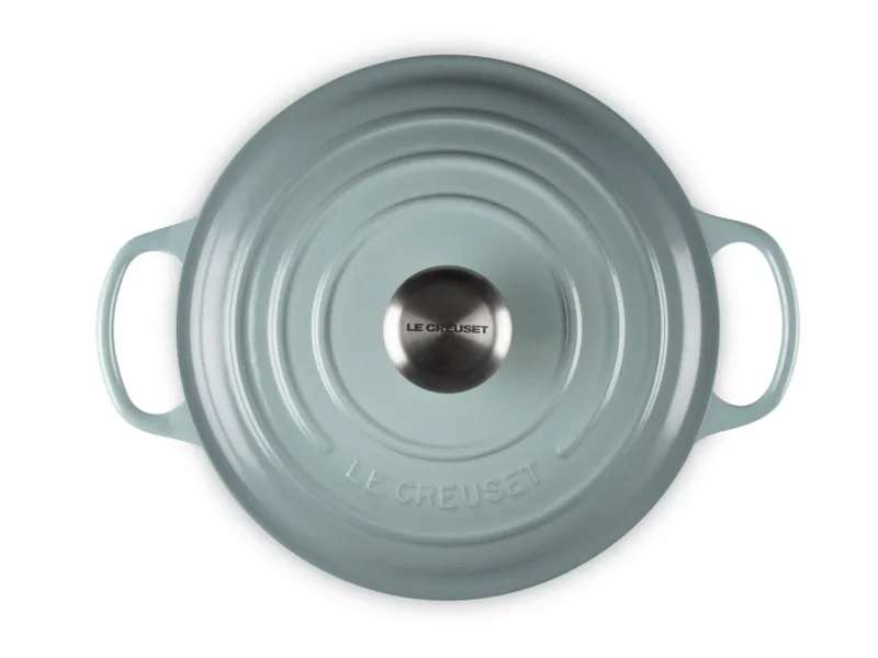 Gietijzeren Hapjespan - 24cm/3,4 Liter - Sea Salt de Le Creuset en Gris – photo produit 5 sur 5