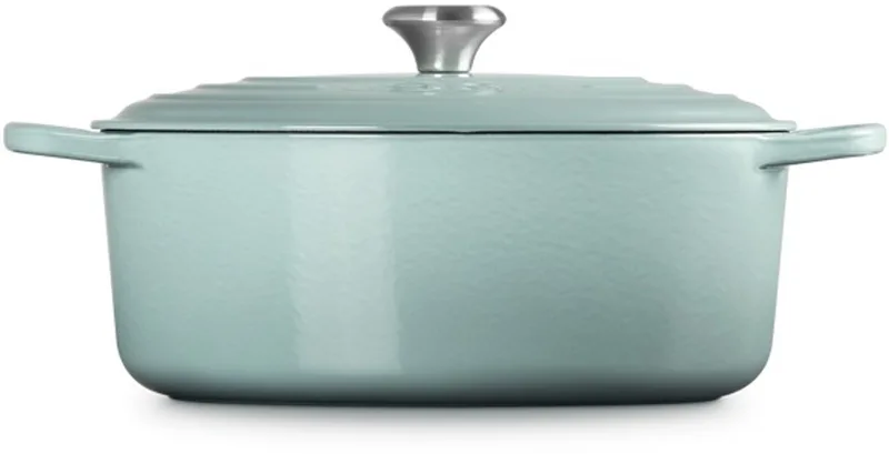 gietijzeren ovale braadpan - 31 cm / 6.3 liter de Le Creuset en Sea salt – photo produit