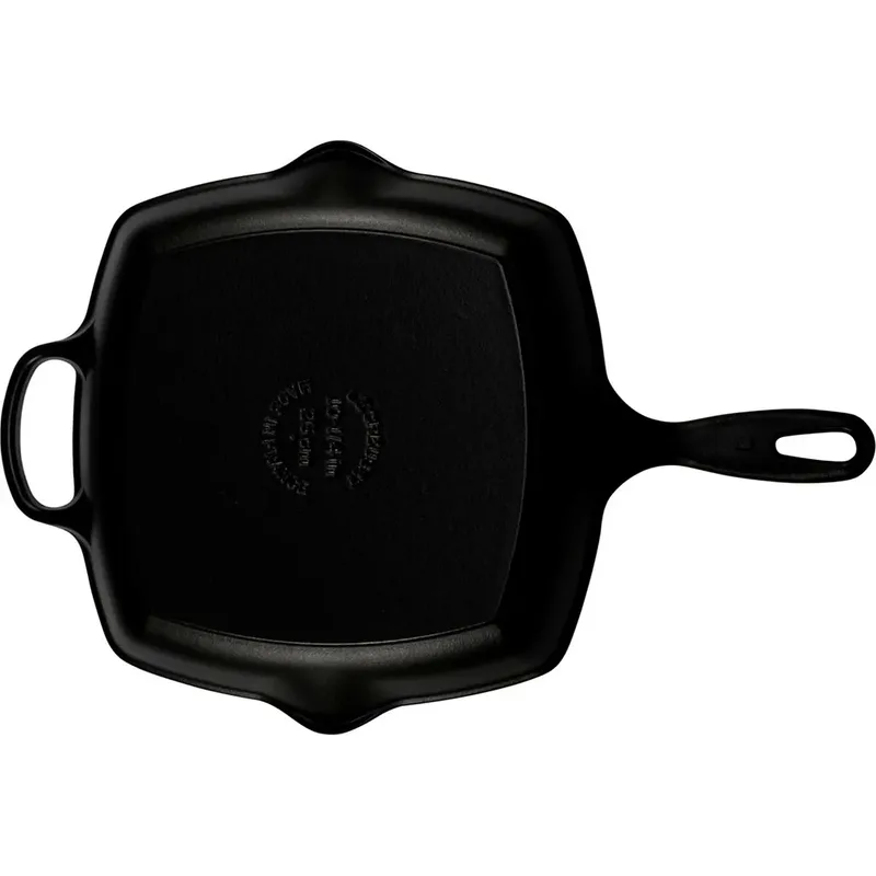 gietijzeren vierkante grillpan - 26cm von Le Creuset in Mat Zwart – Produktfoto 3 von 3