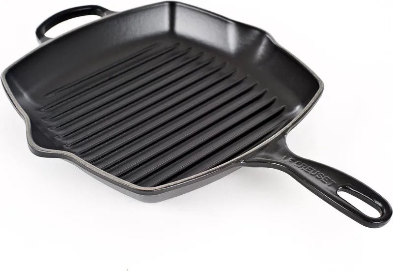 gietijzeren vierkante grillpan - 26cm von Le Creuset in Mat Zwart – Produktfoto 1 von 3