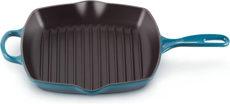Le Creuset Grillpfanne 26cm Deep Teal de Le Creuset en Deep Teal – photo produit