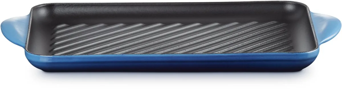 Grillplaat Tradition - Azure - 32 x 22cm de Le Creuset en Bleu – photo produit