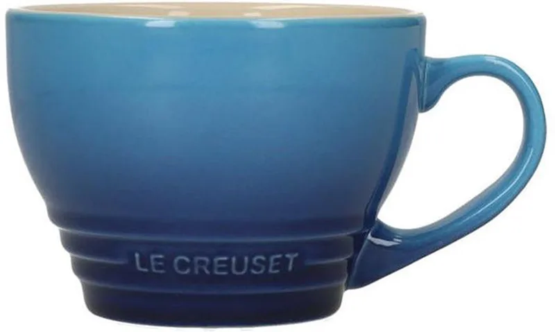 Le Creuset Jumbo-Tasse 40cl Azure blue de Le Creuset en Bleu – photo produit