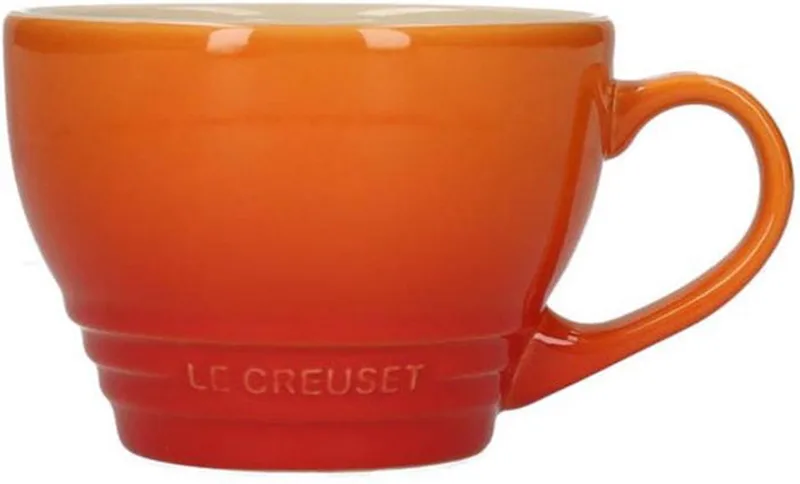 Grote Cappuccino Mok Oranjerood 0,4l från Le Creuset i Orange – produktbild