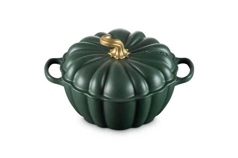Halloween - Braadpan Pompoen 24cm 3,7l Foret gouden dop by Le Creuset – product photo