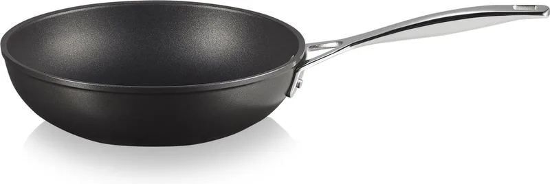 Hapjespan - Sauteuse - Les Forgées TNS - ø 24 cm / 2.3 liter - standaard anti-aanbaklaag de Le Creuset en Noir – photo produit