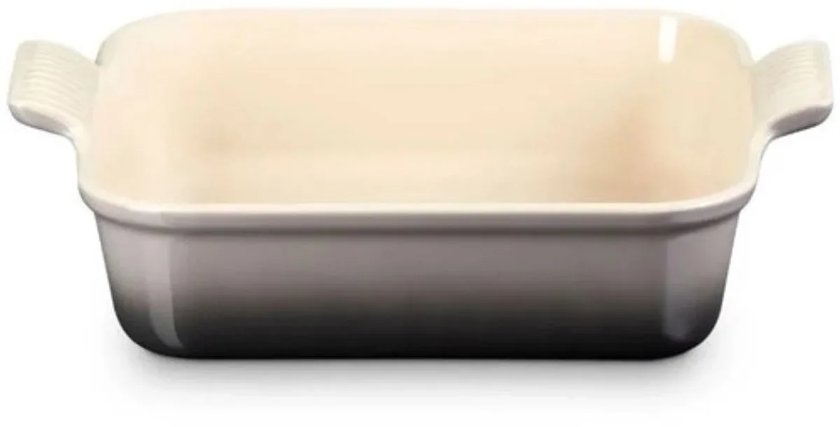 Heritage Ovenschaal Vierkant 23x23cm van Le Creuset in Flint – productfoto