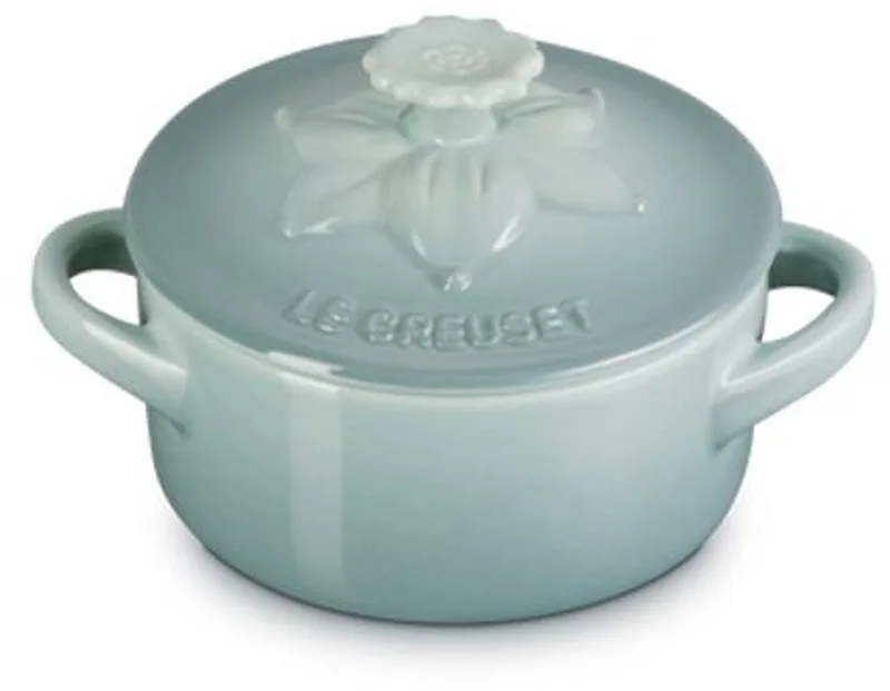 Jardin Mini-Braadpan in Aardewerk 10cm 0,25l by Le Creuset in Sea Salt – product photo