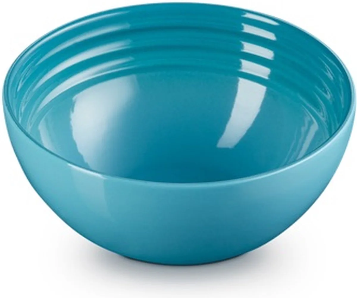 Kleine Kom Caribbean Blue ø 12 cm / 330 ml van Le Creuset in Blauw – productfoto
