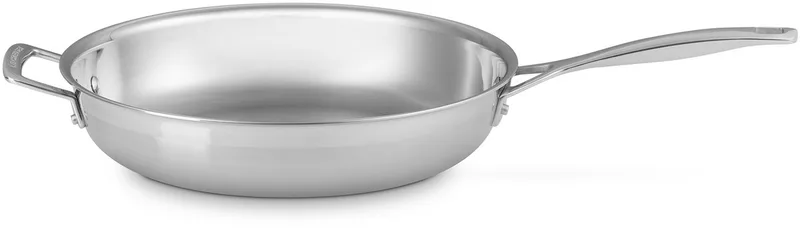 Koekenpan 3-Ply Classic 30 Cm Met Extra Greep van Le Creuset in Rvs – productfoto