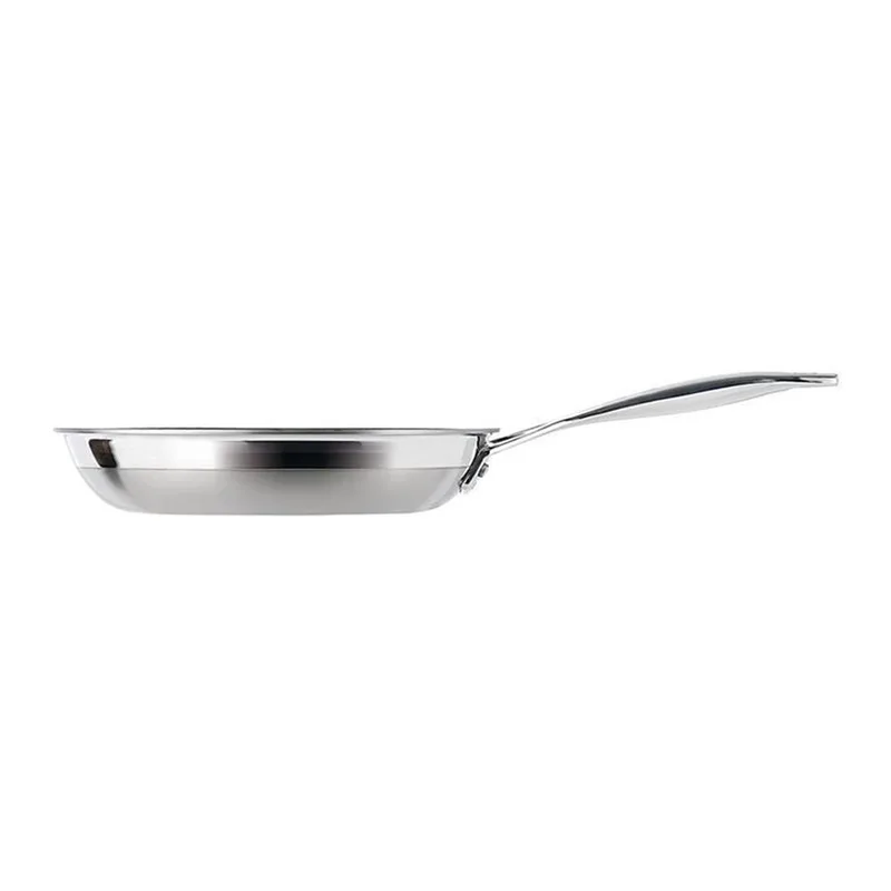 Koekenpan Magnetik - TriPly - Ø 20 cm - Standaard Anti-aanbaklaag - Geschikt voor Alle Warmtebronnen, inclusief Inductie - Duurzaam, Vaatwasserbestendig en Perfect voor Gezond Bakken en Braden by Le Creuset in Rvs – product photo
