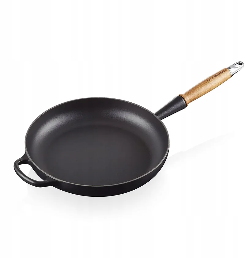 Koekenpan Signature - Ø 28 cm - Geëmailleerde Anti-aanbaklaag - Geschikt voor Inductie - Vaatwasserbestendig - Levenslange Garantie by Le Creuset in Mat Zwart – product photo