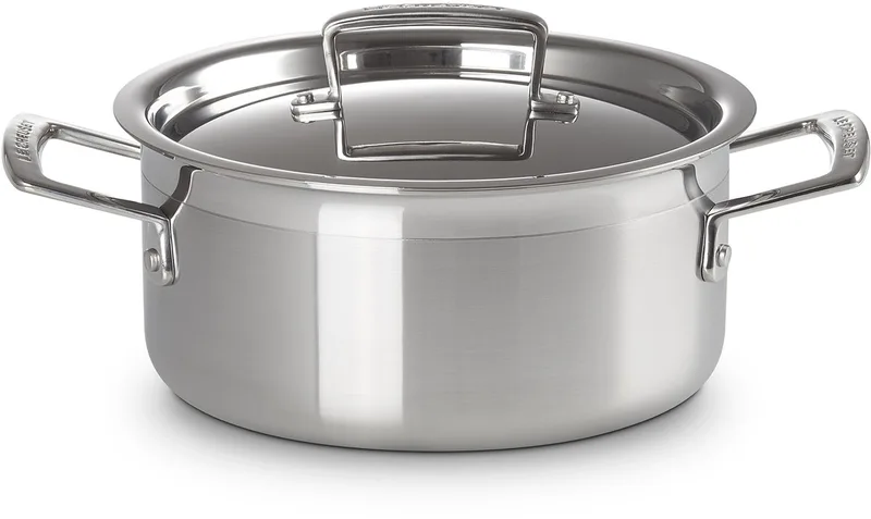 Kookpan laag Ø 20cm 3,0l by Le Creuset in Rvs – product photo