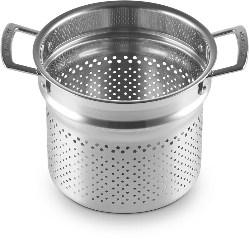 Kookpan met stoominzet en glazen deksel Ø 20cm 4,0l fra Le Creuset i Rvs – produktbillede