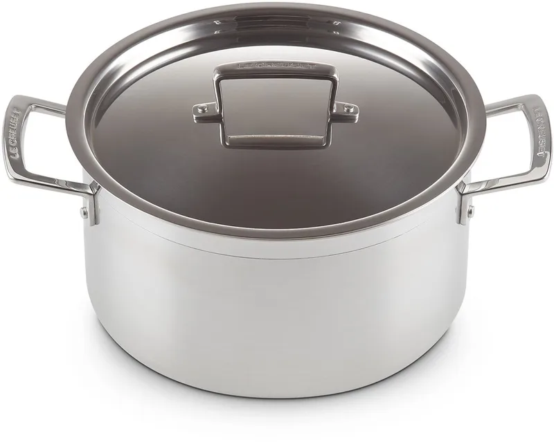 Kookpan Ø 24cm 6,0l by Le Creuset in Rvs – product photo