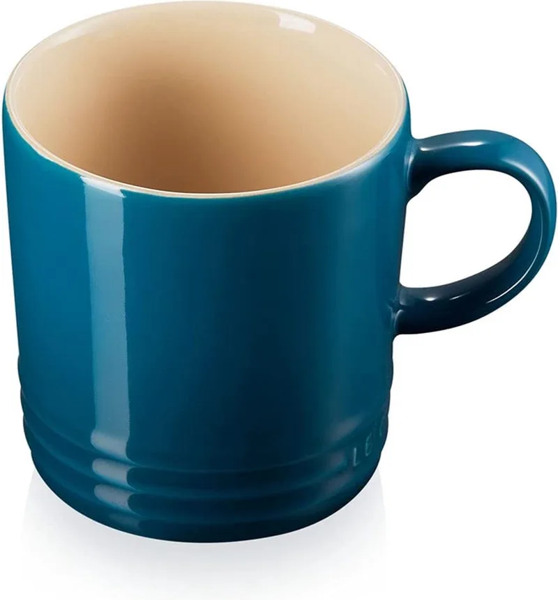 Luxe mokken set – koffie mokken set – beker – coffee mug set – duurzaam by Le Creuset in Deep Teal – product photo