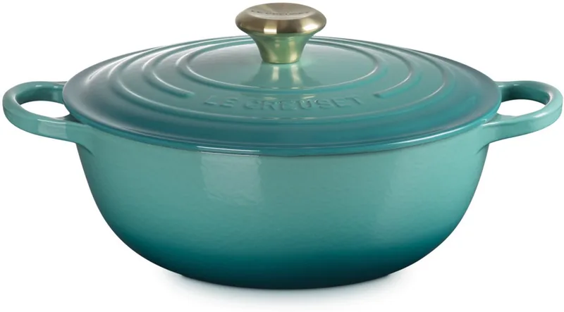 Marmite - 26 cm - 4,1 L - Inductie by Le Creuset in Bleu Reviera – product photo