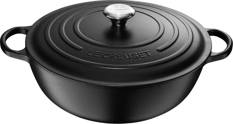 Marmite Braad/Stoofpan 28 cm by Le Creuset in Mat Zwart – product photo