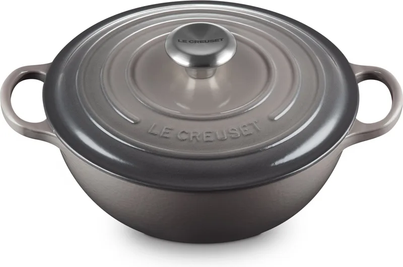 Marmite Braad/Stoofpan 28cm von Le Creuset in Flint – Produktfoto