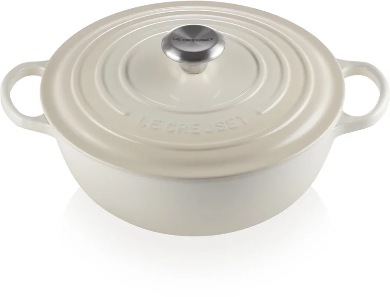 Marmite Braadpan Merinque 26 cm by Le Creuset in Meringue – product photo