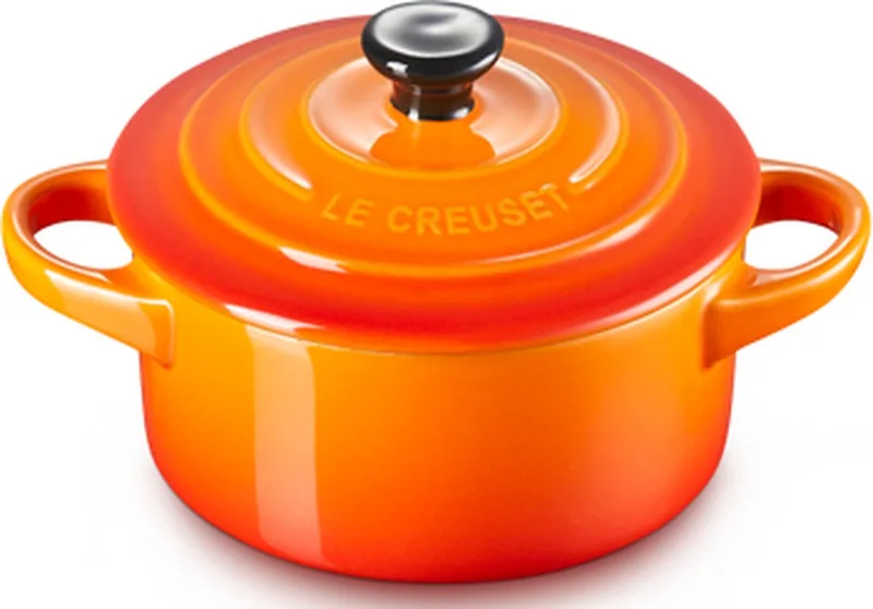Mini Braad-/Stoofpan In Aardewerk 14cm Oranjerood by Le Creuset in Orange – product photo