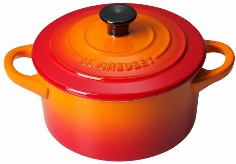 Mini-Braadpan 10cm 0,2l by Le Creuset in Oranjerood – product photo