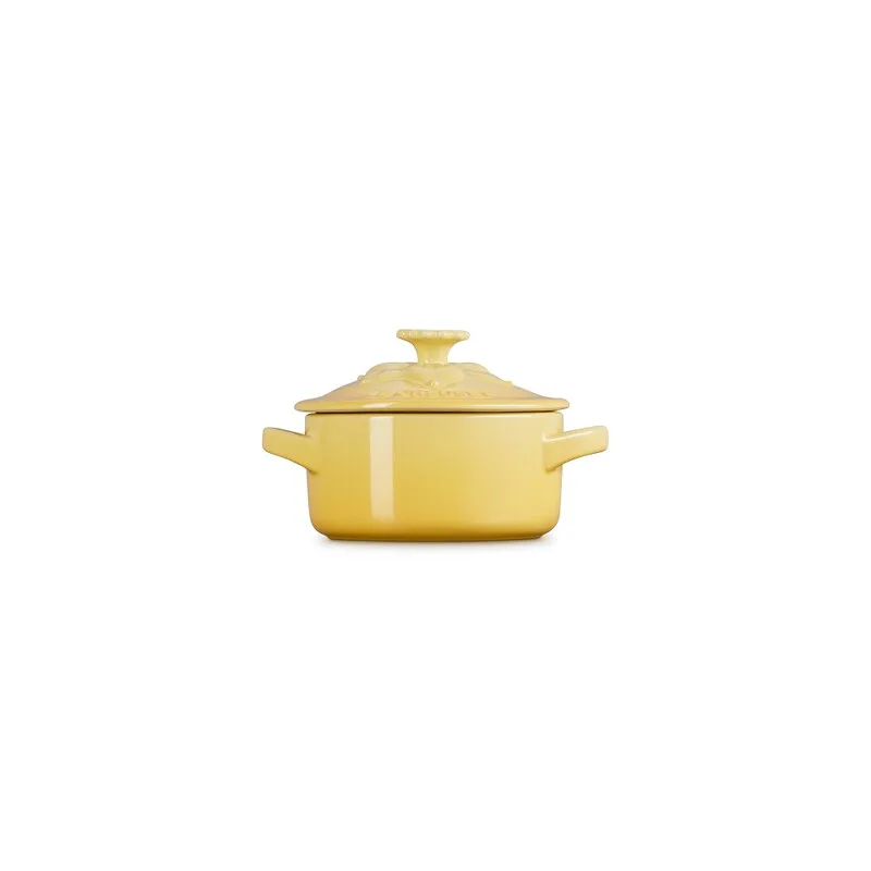 Mini-Cocotte Jardin aus Steinzeug 0.25L Camomille från Le Creuset – produktbild