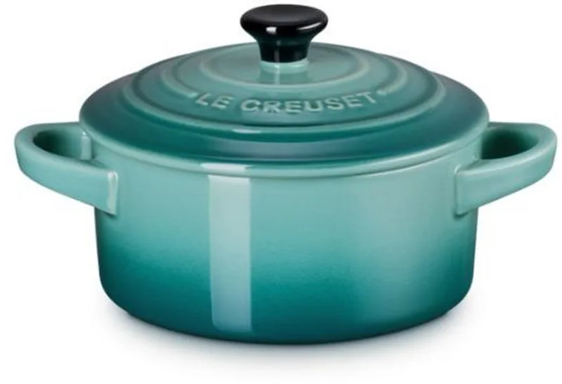 mini stoofpan 10cm - 0,25L by Le Creuset in Bleu Riviera – product photo