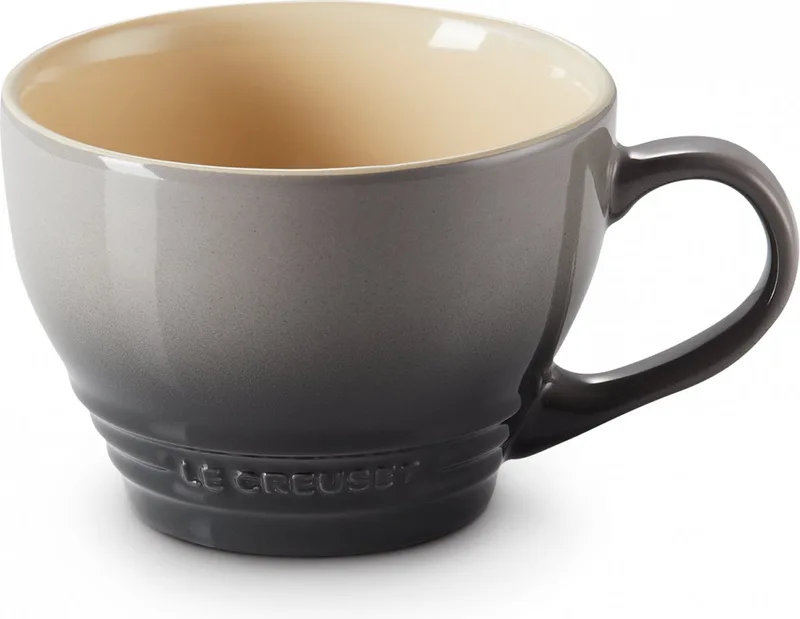 Mok Large Groot - Geschikt voor oa cappuccino of soep - 0.4L by Le Creuset in Flint – product photo