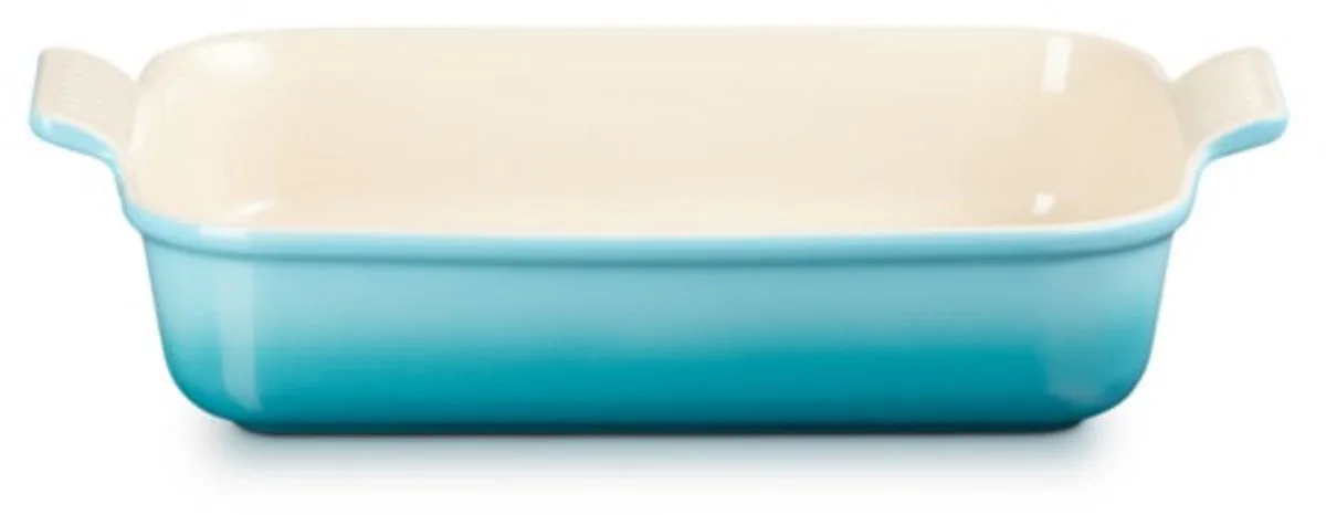 Ovenschaal Heritage Caribbean Blue - 32 x 24 cm / 4 Liter de Le Creuset en Bleu – photo produit