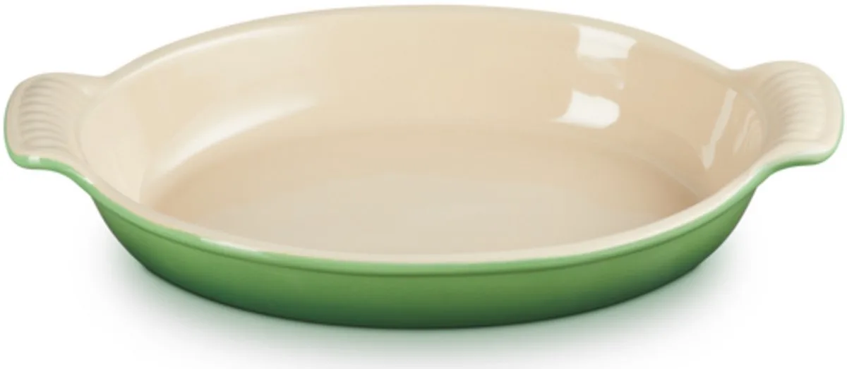 Ovenschaal Ovaal - 28cm van Le Creuset in Bamboo Groen – productfoto