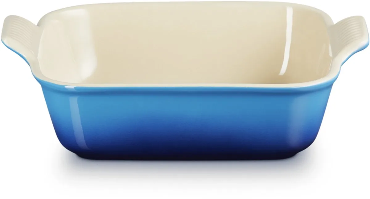 Ovenschaal - Vierkant - 23x23 Cm / 2,8 Liter - Azure van Le Creuset in Blauw – productfoto