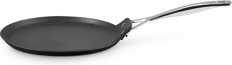 Pannenkoekenpan / Crepepan Les Forgées TNS - ø 24 cm - standaard anti-aanbaklaag by Le Creuset in Black – product photo