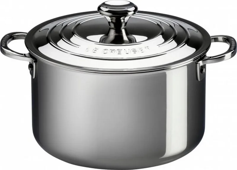 PLUS Kookpan 6L - 24cm van Le Creuset in Rvs – productfoto