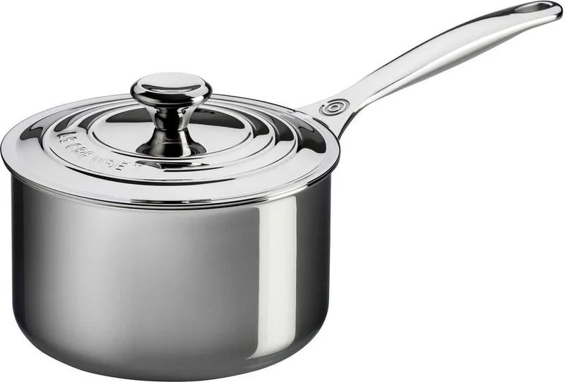 PLUS Steelpan met deksel 3,8L - 20cm by Le Creuset in Rvs – product photo