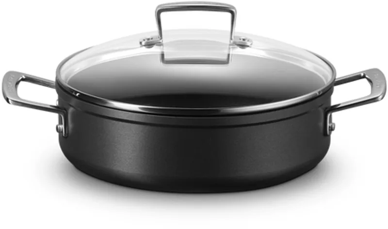 Provencaalse hapjespan met anti aanbaklaag - 24cm fra Le Creuset i Sort – produktbillede