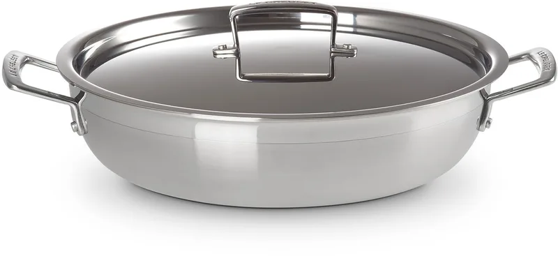 Provençaalse Sauteerpan Ø 30cm 4,8l van Le Creuset in Rvs – productfoto