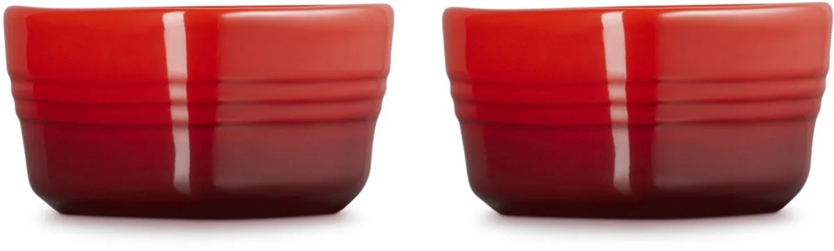 Ramekin Hart 11cm/0,3 Liter set van 2 stuks Kersenrood de Le Creuset en Rouge – photo produit