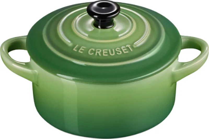 Serveerpannetje / Mini Braadpan - Signature - Bamboo - ø 10 cm / 250 ml by Le Creuset in Green – product photo